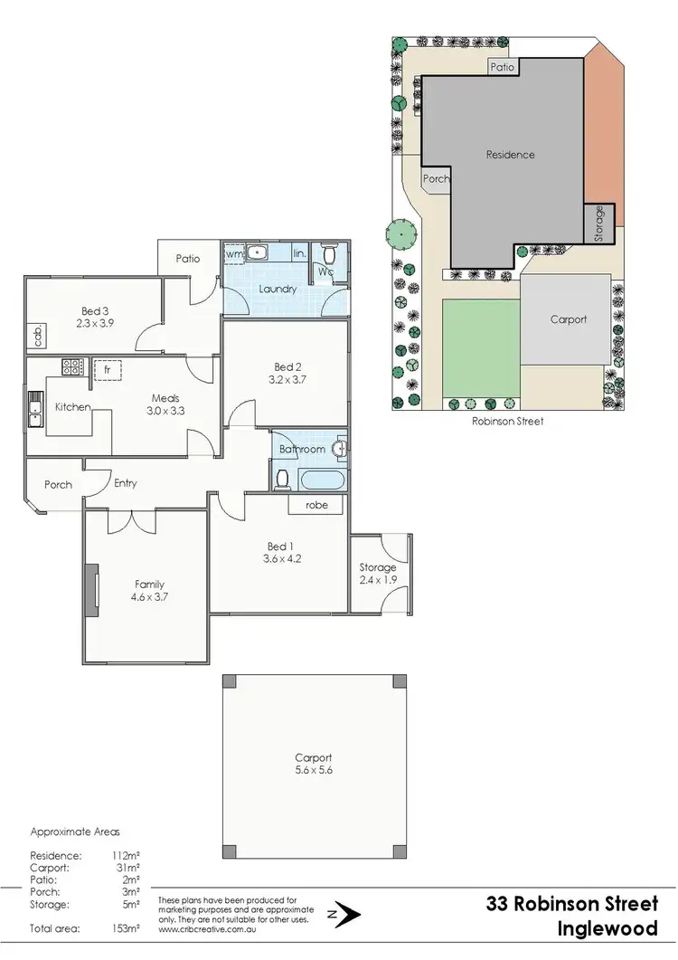 Floorplan of Homely house listing, 33 Robinson Street, Inglewood WA 6052