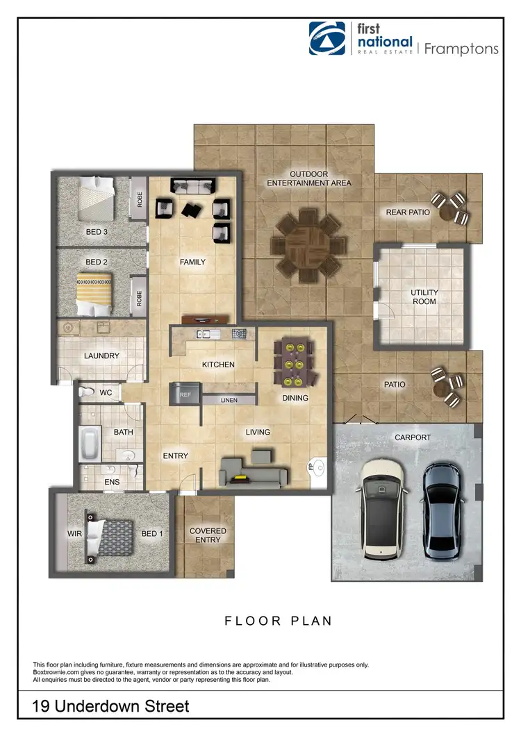 Floorplan of Homely house listing, 19 Underdown Street, Gillen NT 870