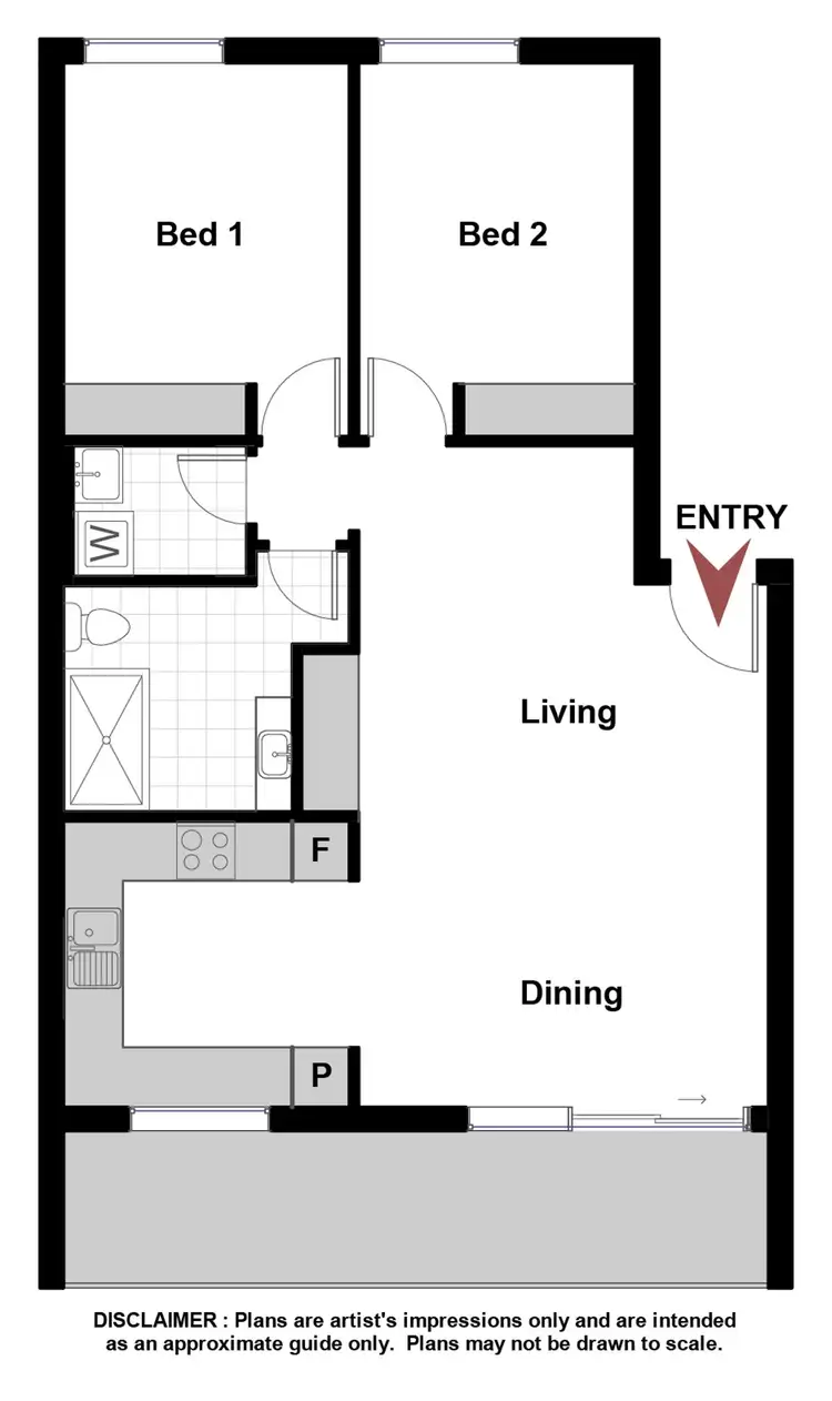 Floorplan of Homely apartment listing, 7/9 Dawes Street, Griffith ACT 2603