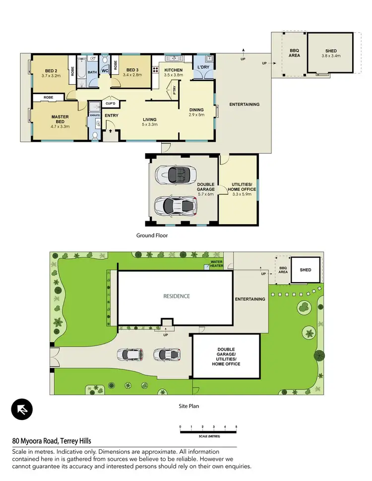 Floorplan of Homely house listing, 80 Myoora Road, Terrey Hills NSW 2084