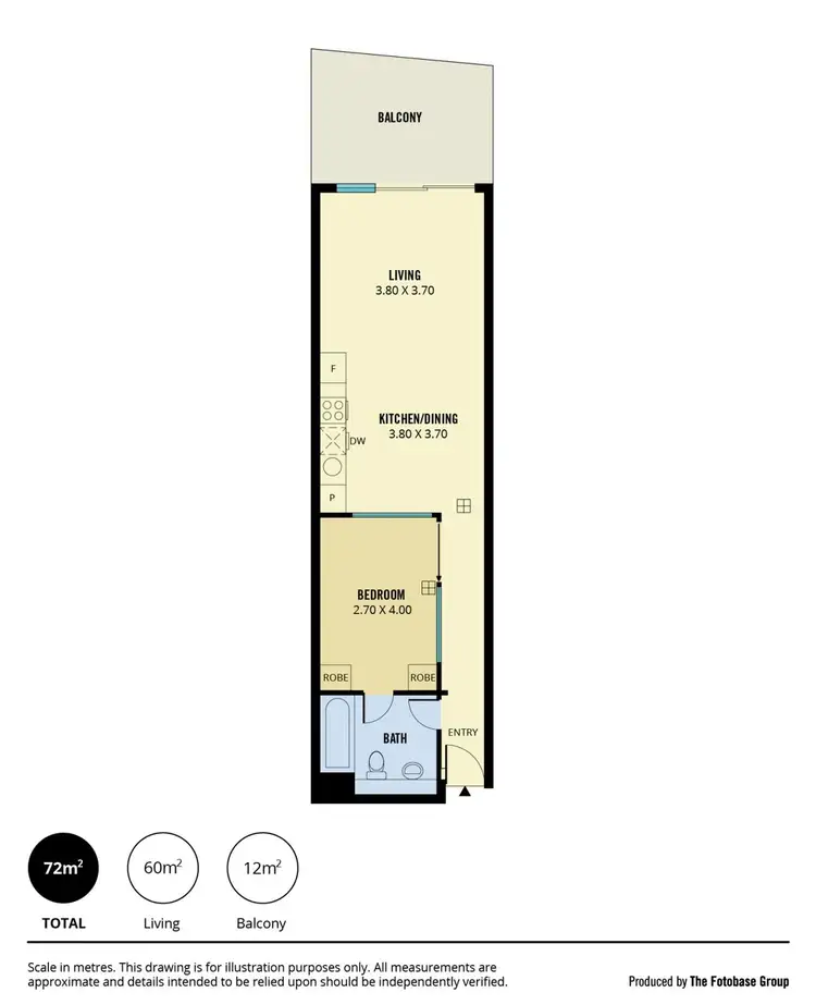 Floorplan of Homely apartment listing, 117/16 Holdfast Promenade, Glenelg SA 5045