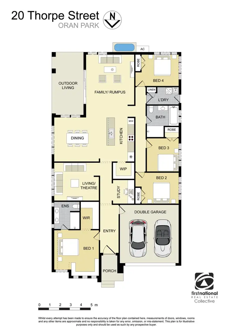 Floorplan of Homely house listing, 20 Thorpe Circuit, Oran Park NSW 2570