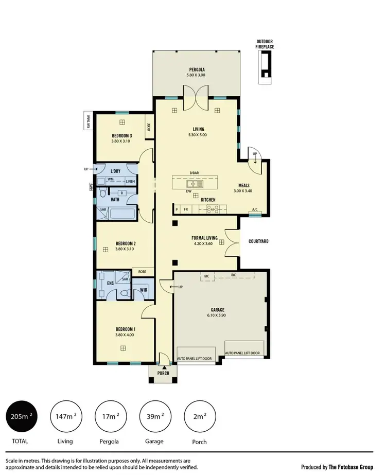 Floorplan of Homely house listing, 6 Blanford Street, West Croydon SA 5008