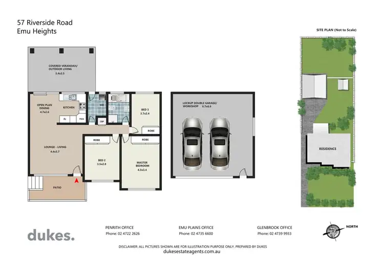 Floorplan of Homely house listing, 57 Riverside Road, Emu Heights NSW 2750