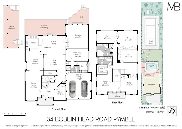 Floorplan of Homely house listing, 34 Bobbin Head Road, Pymble NSW 2073