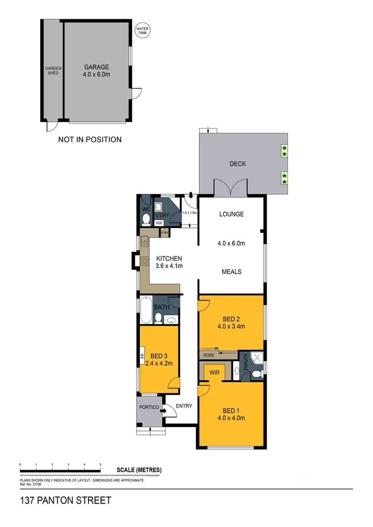Floorplan of Homely house listing, 137 Panton Street, Golden Square VIC 3555
