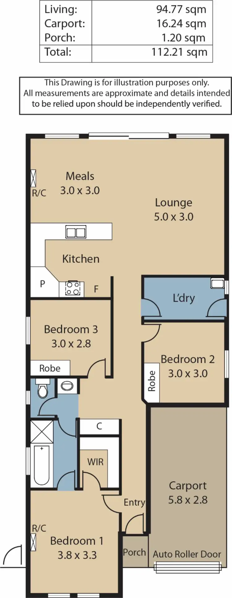 Floorplan of Homely house listing, 13 Biarritz Street, Munno Para West SA 5115