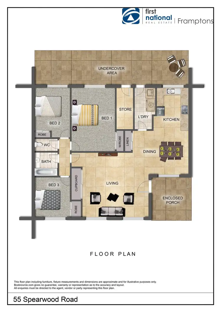 Floorplan of Homely house listing, 55 Spearwood Road, Sadadeen NT 870