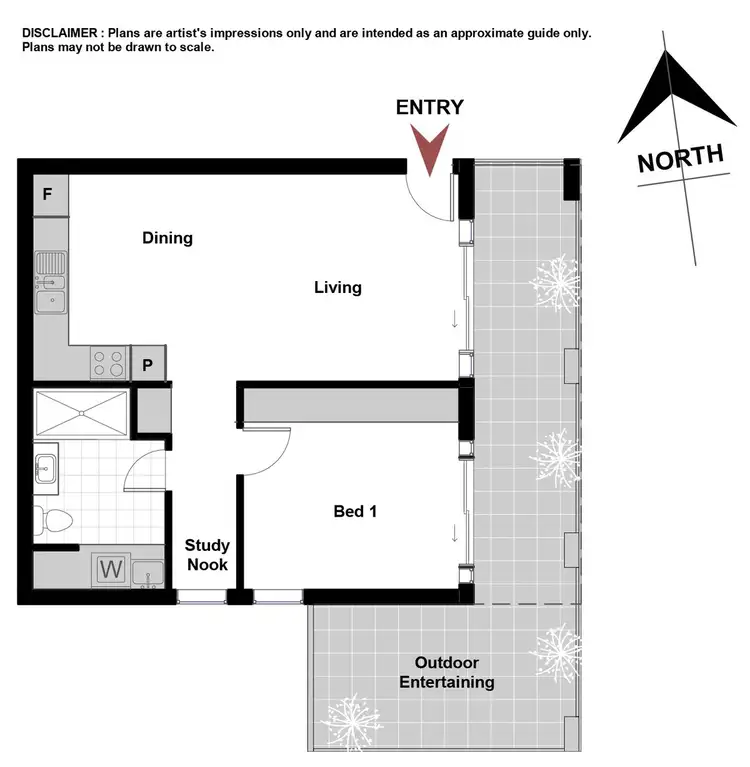 Floorplan of Homely apartment listing, 8/63A Torrens Street, Braddon ACT 2612
