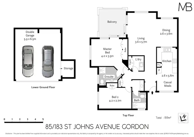 Floorplan of Homely unit listing, 85/183 St Johns Avenue, Gordon NSW 2072