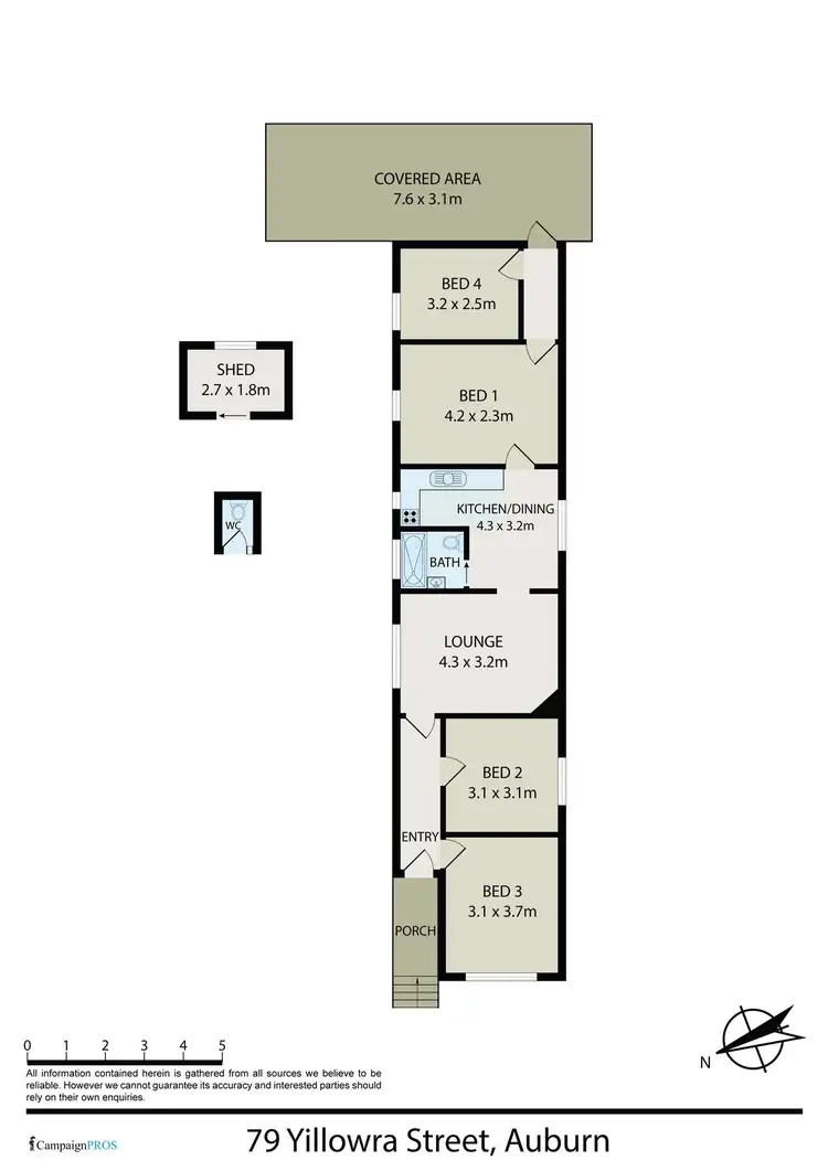 Floorplan of Homely house listing, 79 Yillowra Street, Auburn NSW 2144