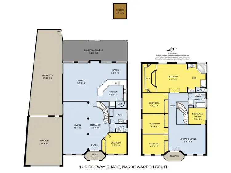 Floorplan of Homely house listing, 12 Ridgeway Chase, Narre Warren South VIC 3805