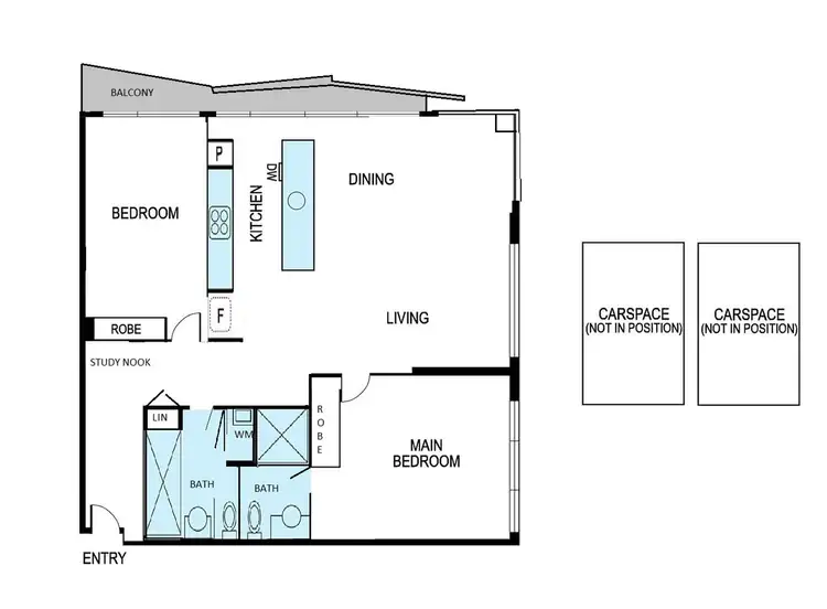Floorplan of Homely apartment listing, 20.10/7 Katherine Place, Melbourne VIC 3000
