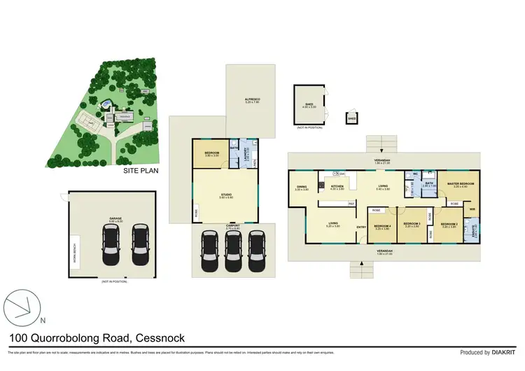 Floorplan of Homely house listing, 100 Quorrobolong Road, Cessnock NSW 2325