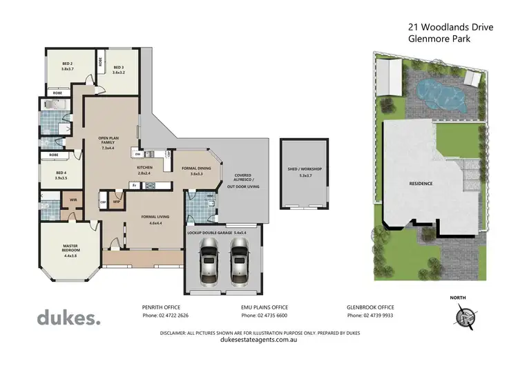 Floorplan of Homely house listing, 21 Woodlands Drive, Glenmore Park NSW 2745