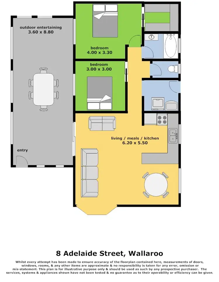 Floorplan of Homely house listing, 8 Adelaide Street, Wallaroo SA 5556