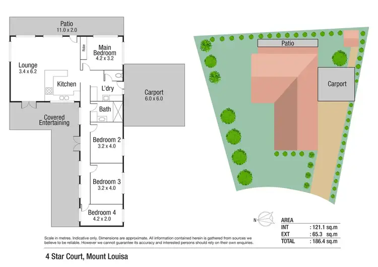 Floorplan of Homely house listing, 4 Star Court, Mount Louisa QLD 4814