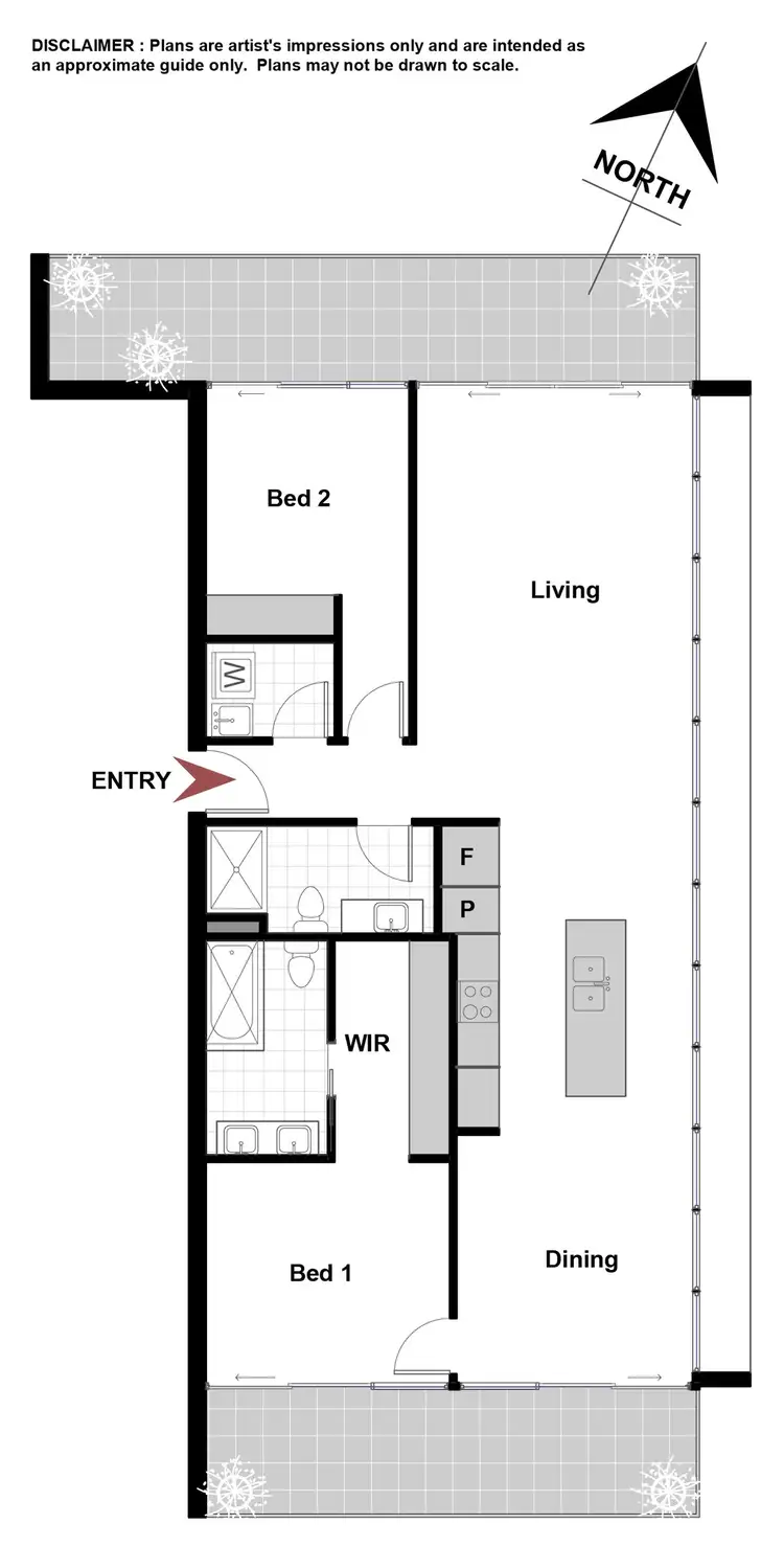 Floorplan of Homely unit listing, 26/6 Trevillian Quay, Kingston ACT 2604