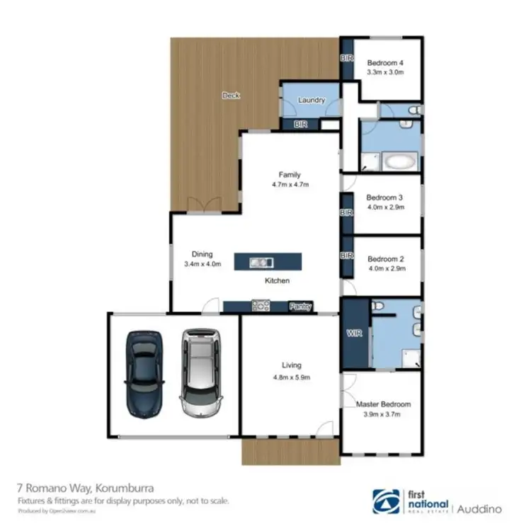 Floorplan of Homely house listing, 7 Romano Way, Korumburra VIC 3950