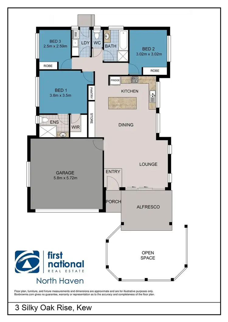 Floorplan of Homely house listing, 3 Silky Oak Rise, Kew NSW 2439