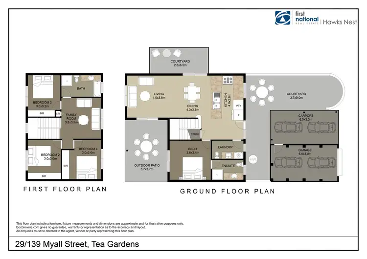 Floorplan of Homely townhouse listing, 25/139 Myall Street, Tea Gardens NSW 2324