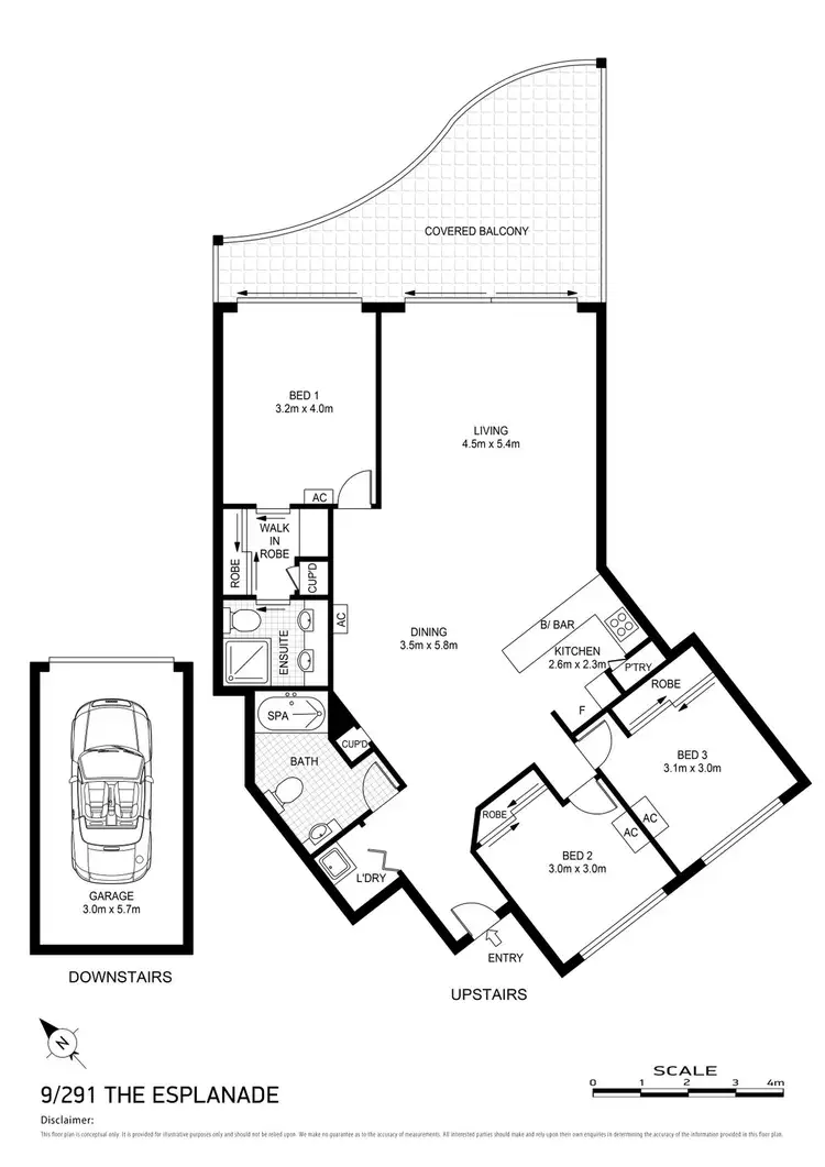 Floorplan of Homely apartment listing, 9/285-291 Esplanade, Cairns North QLD 4870