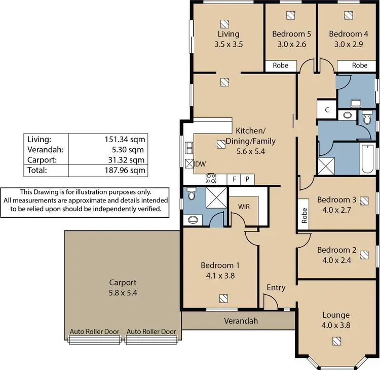 Floorplan of Homely house listing, 58 Borrow Street, Freeling SA 5372
