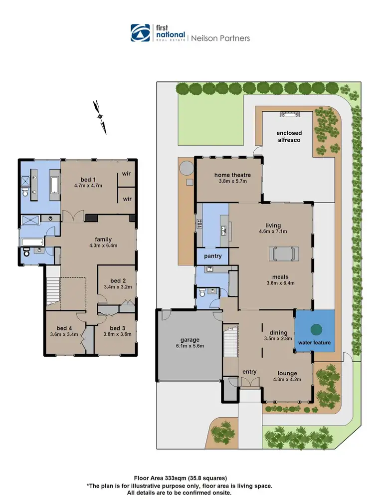 Floorplan of Homely house listing, 21 Chase Boulevard, Berwick VIC 3806