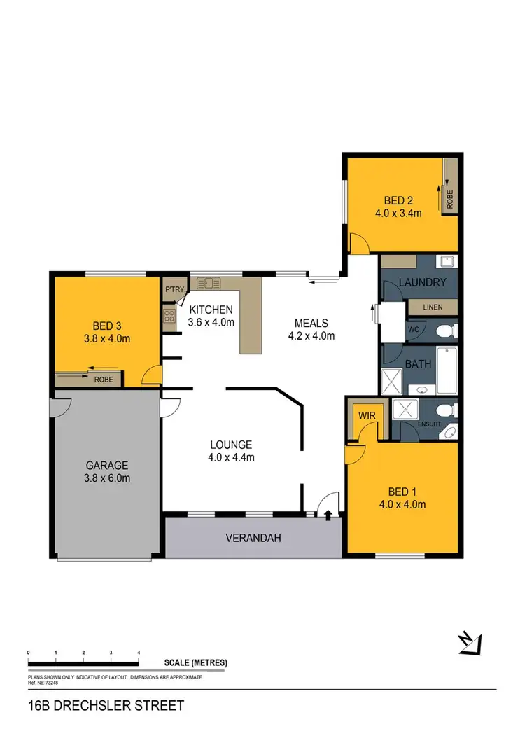 Floorplan of Homely house listing, 16B Drechsler Street, Flora Hill VIC 3550