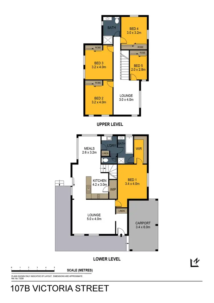Floorplan of Homely house listing, 107B Victoria Street, Eaglehawk VIC 3556