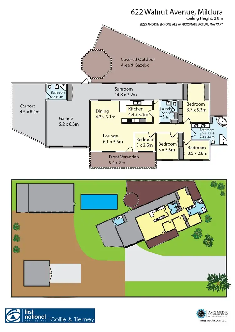 Floorplan of Homely house listing, 622 Walnut Avenue, Mildura VIC 3500