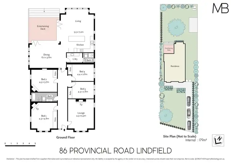 Floorplan of Homely house listing, 86 Provincial Road, Lindfield NSW 2070