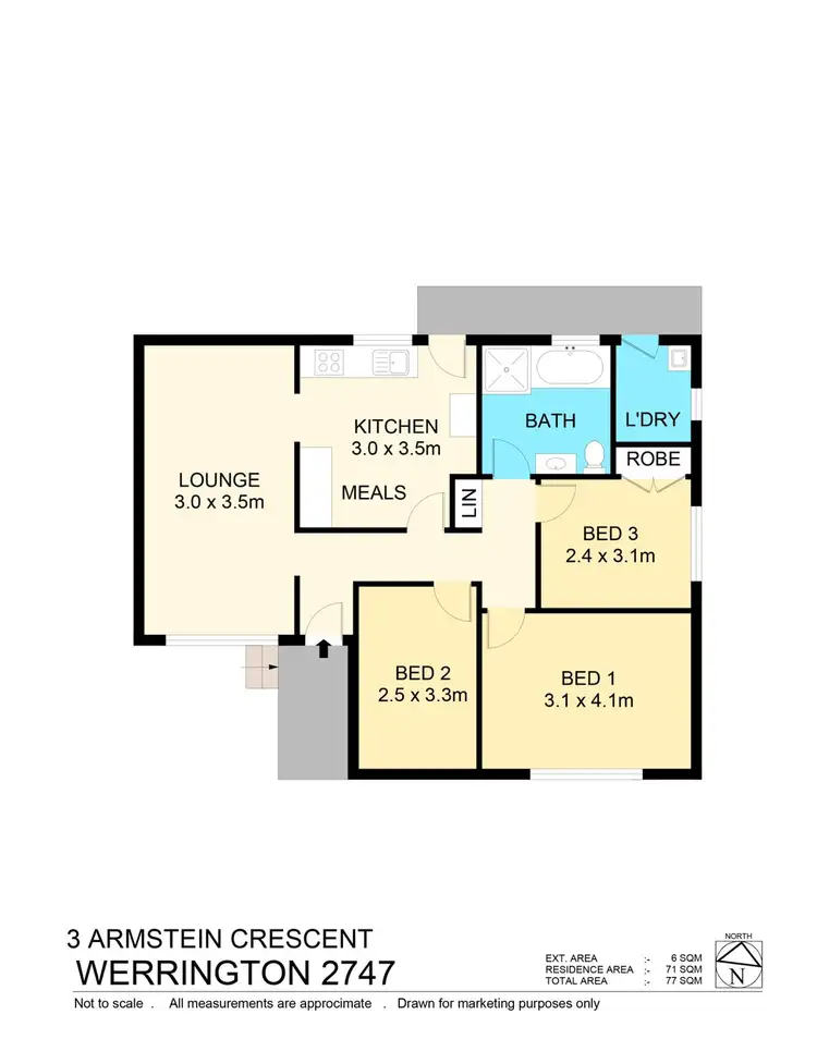 Floorplan of Homely house listing, 3 Armstein Crescent, Werrington NSW 2747