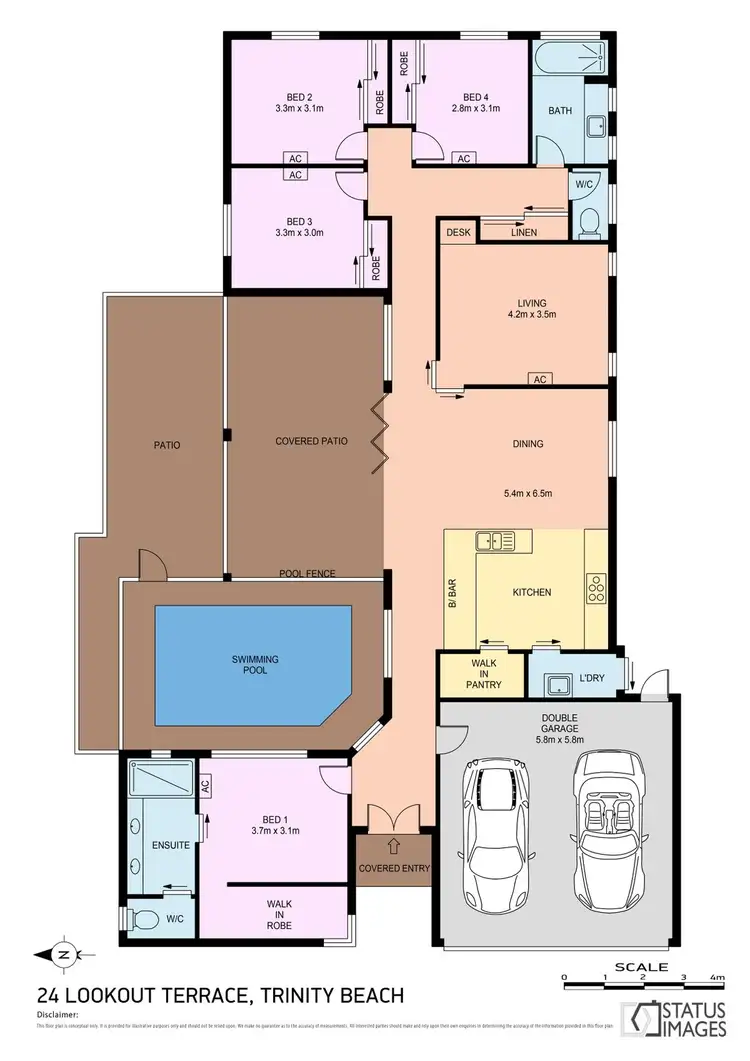 Floorplan of Homely house listing, 24 Lookout Terrace, Trinity Beach QLD 4879