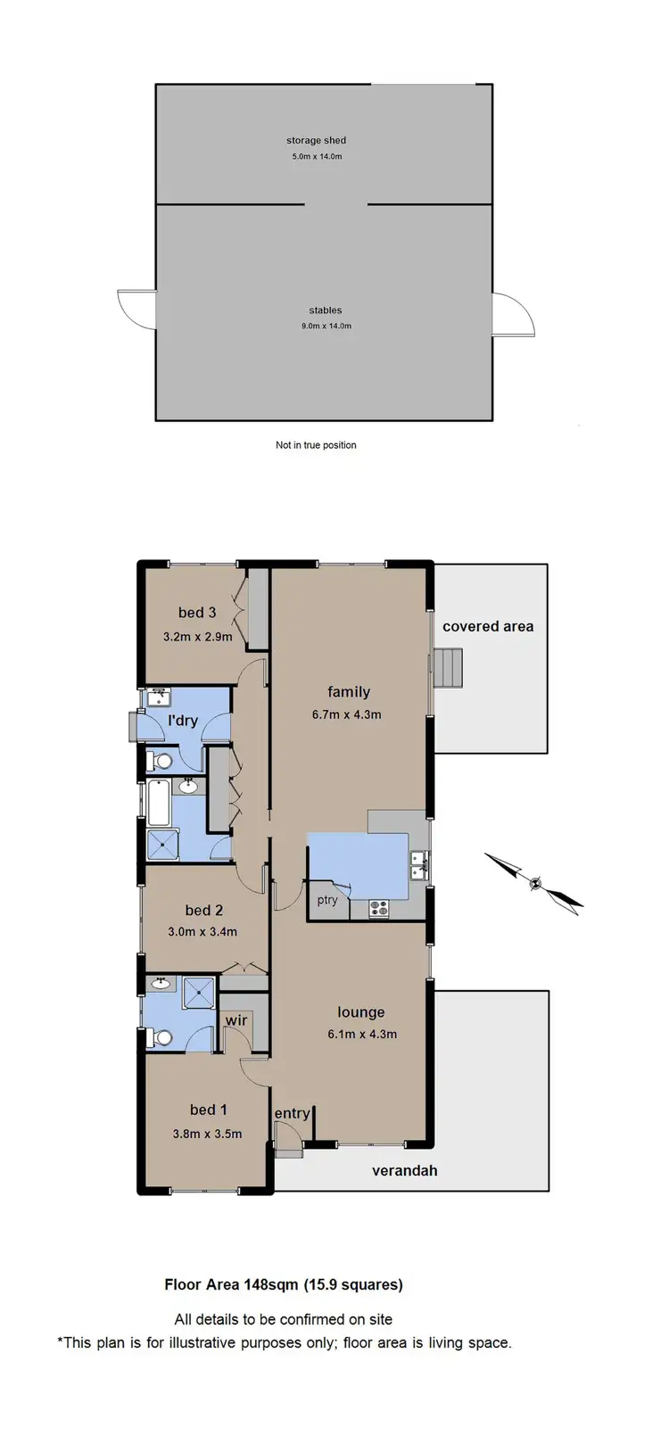 Floorplan of Homely rural property listing, 2 Finkel Road, Harkaway VIC 3806