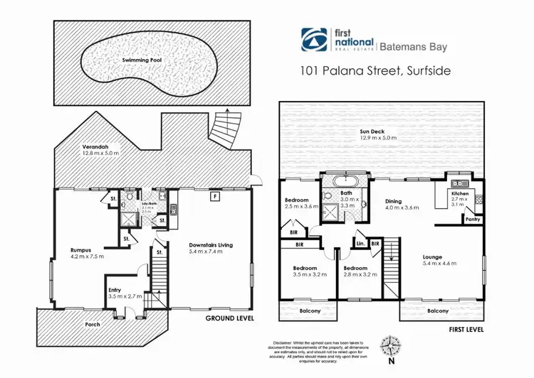 Floorplan of Homely house listing, 101 Palana Street, Surfside NSW 2536