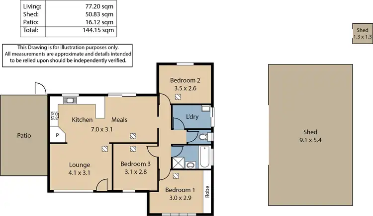 Floorplan of Homely house listing, 17 Hill Street, Hamley Bridge SA 5401