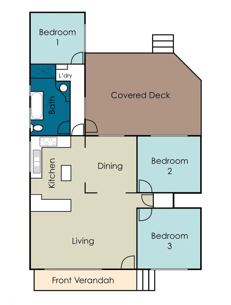Floorplan of Homely house listing, 44 The Lake Circuit, Culburra Beach NSW 2540