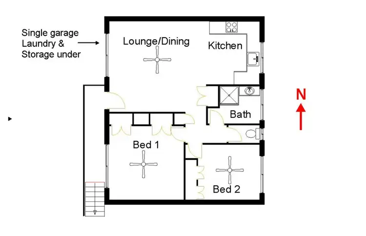 Floorplan of Homely block of units listing, 11 Anstey Street, Girards Hill NSW 2480