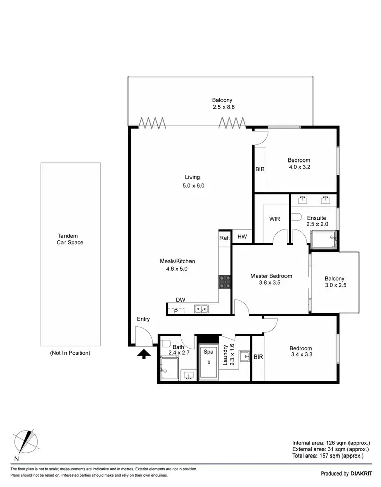 Floorplan of Homely apartment listing, 27/157 Epsom Road, Ascot Vale VIC 3032