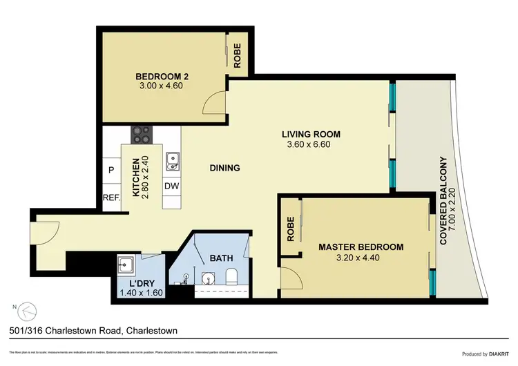 Floorplan of Homely unit listing, 501/316 Charlestown Road, Charlestown NSW 2290
