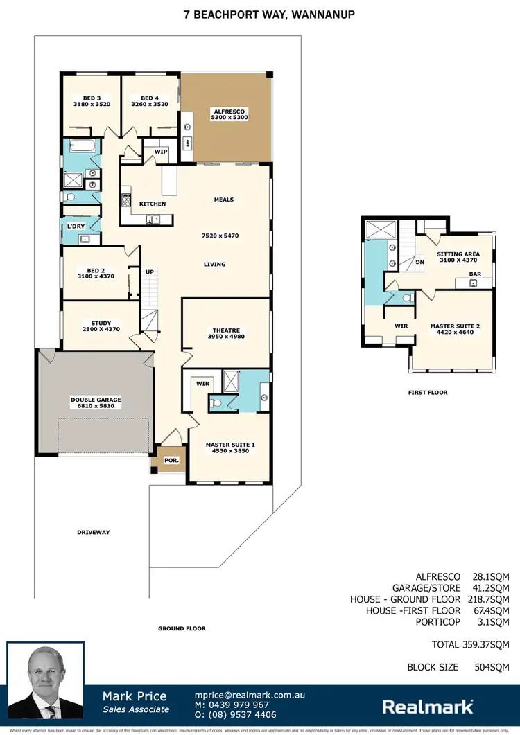 Floorplan of Homely house listing, 7 Beachport Way, Wannanup WA 6210