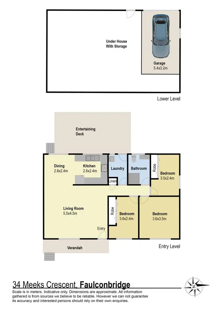Floorplan of Homely house listing, 34 Meeks Crescent, Faulconbridge NSW 2776