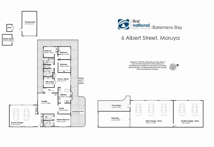 Floorplan of Homely house listing, 6 Albert Street, Moruya NSW 2537