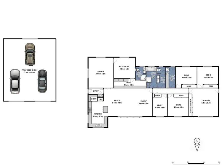 Floorplan of Homely rural property listing, 28 Gums Lane, Yass NSW 2582
