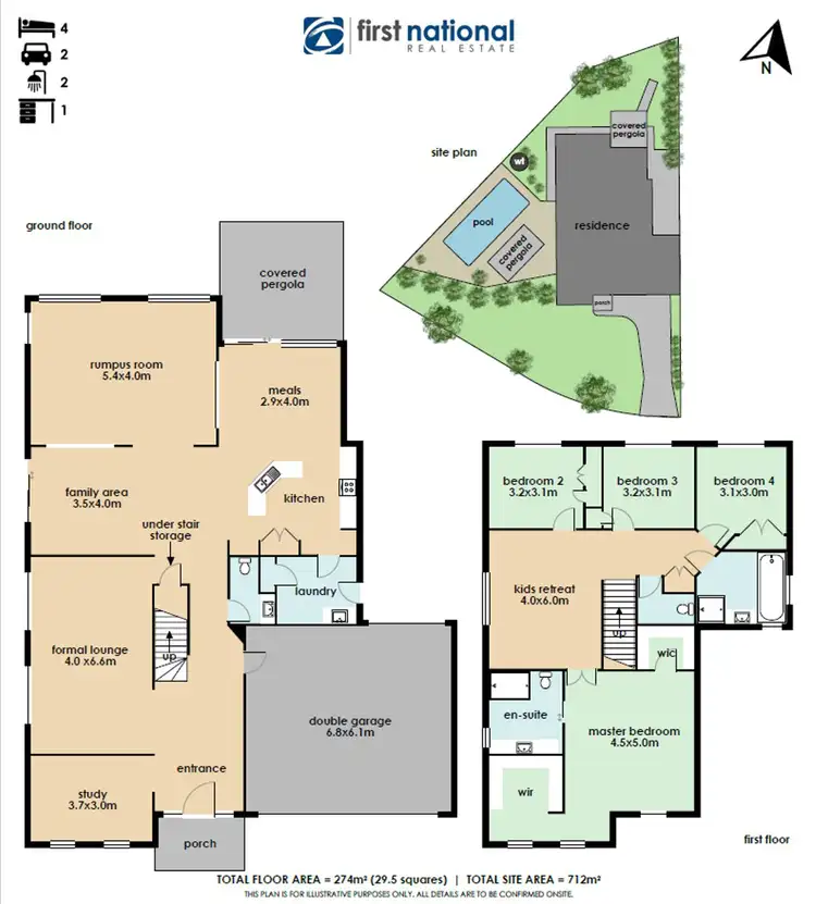 Floorplan of Homely house listing, 2 Ellesse Way, Berwick VIC 3806