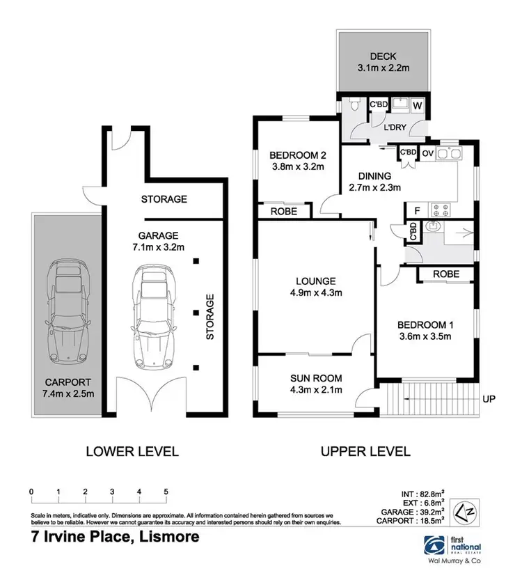 Floorplan of Homely house listing, 7 Irvine Place, Lismore NSW 2480