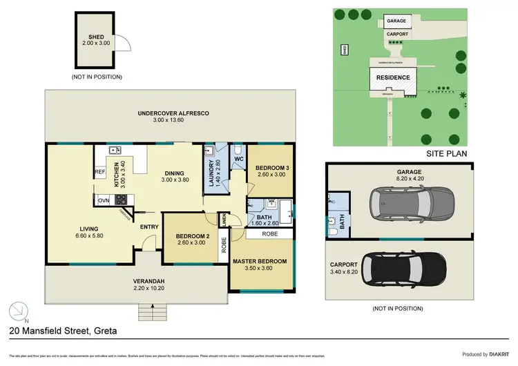 Floorplan of Homely house listing, 20 Mansfield Street, Greta NSW 2334