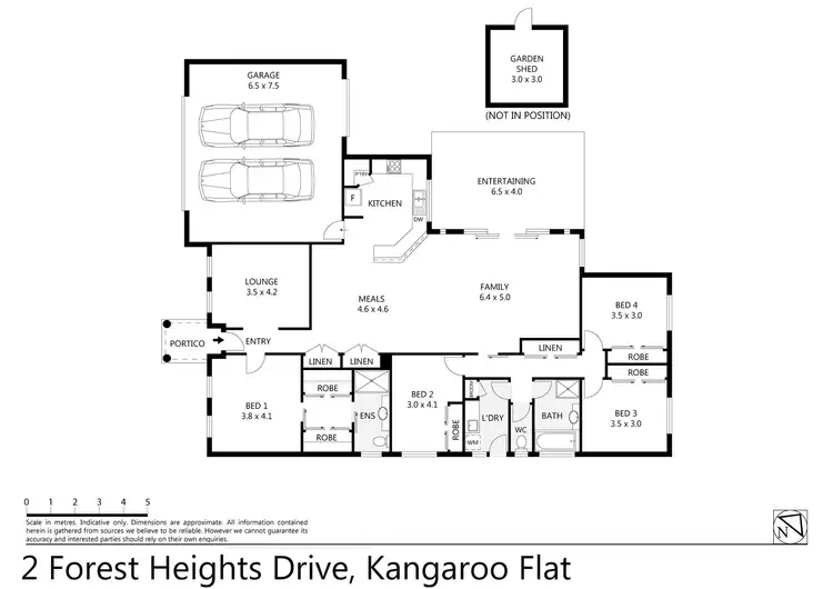 Floorplan of Homely house listing, 2 Forest Heights Drive, Kangaroo Flat VIC 3555