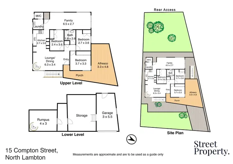 Floorplan of Homely house listing, 15 Compton Street, North Lambton NSW 2299